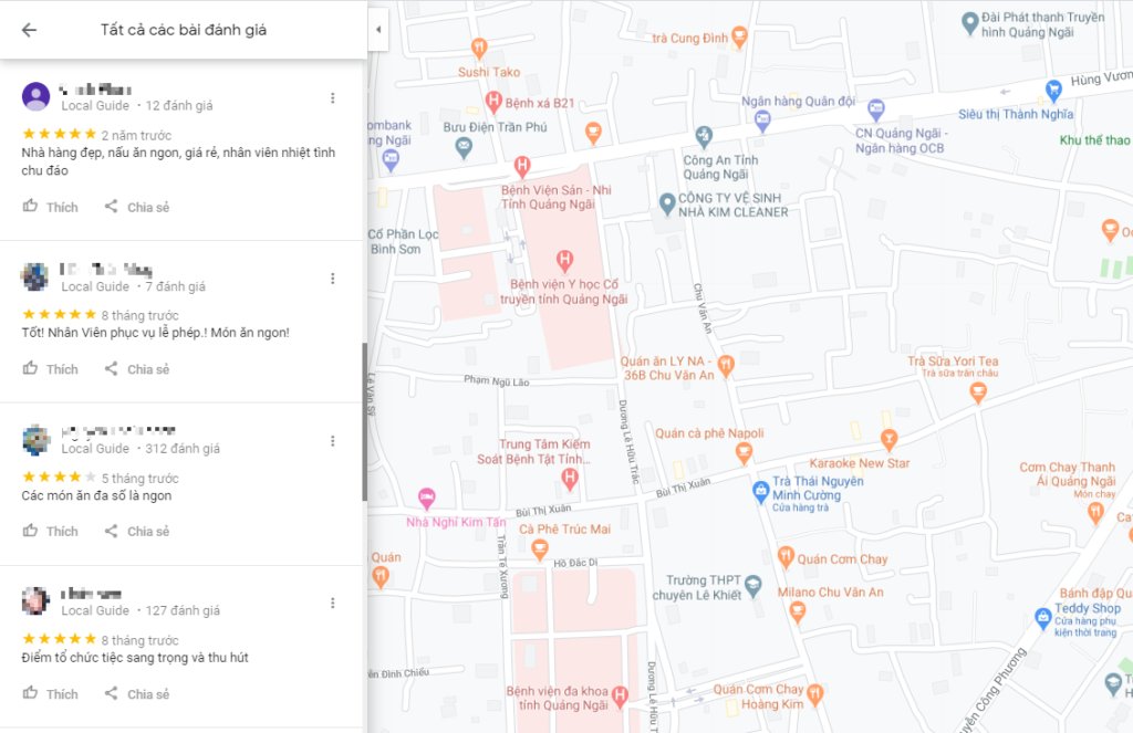 Dịch Vụ Tăng Đánh Giá Địa Điểm Trên Google Maps
