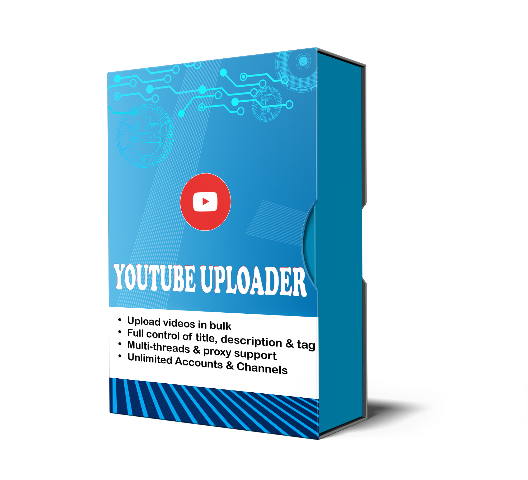 Youtube mass uploader – Auto upload mass videos to YouTube – Manage unlimited Accounts